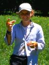 Emily with butterfly